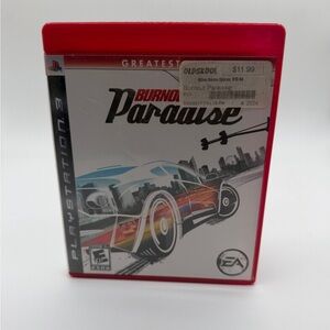Burnout Paradise for PlayStation 3 - Red Case